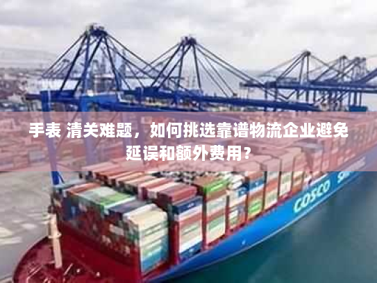 手表 清关难题，如何挑选靠谱物流企业避免延误和额外费用？