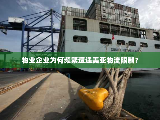 物业企业为何频繁遭遇美亚物流限制? 物业企业为何频繁遭遇美亚物流限制?
