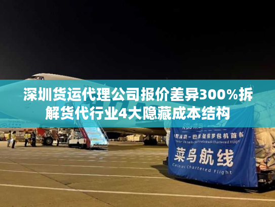 深圳货运代理公司报价差异300%拆解货代行业4大隐藏成本结构