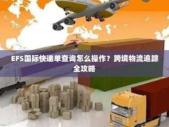 EFS国际快递单查询怎么操作?跨境物流追踪全攻略 EFS国际快递单查询怎么操作?跨境物流追踪全攻略