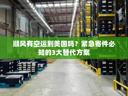 顺风有空运到美国吗？紧急寄件必知的3大替代方案