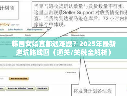 韩国女婿直邮遇难题？2025年最新避坑路线图（通关/关税全解析）
