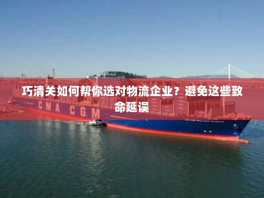 巧清关如何帮你选对物流企业?避免这些致命延误 巧清关如何帮你选对物流企业?避免这些致命延误