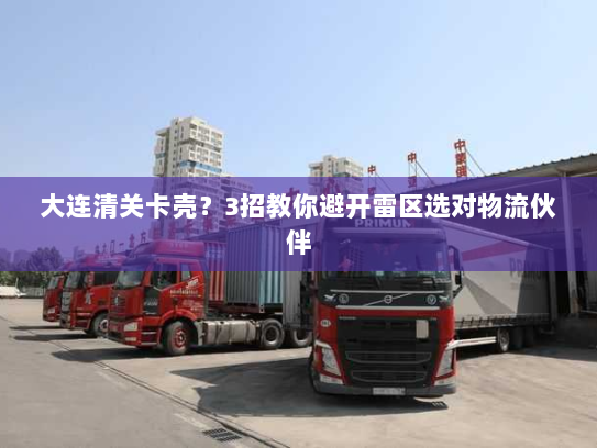 大连清关卡壳?3招教你避开雷区选对物流伙伴 大连清关卡壳?3招教你避开雷区选对物流伙伴