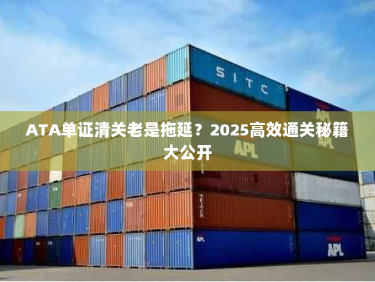 ATA单证清关老是拖延?2025高效通关秘籍大公开 ATA单证清关老是拖延?2025高效通关秘籍大公开