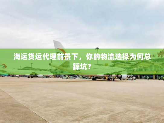 海运货运代理前景下，你的物流选择为何总踩坑？