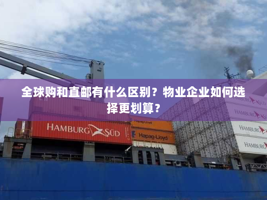 全球购和直邮有什么区别？物业企业如何选择更划算？