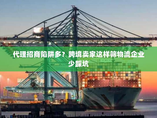 代理招商陷阱多？跨境卖家这样筛物流企业少踩坑
