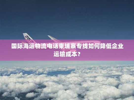 国际海运物流电话柬埔寨专线如何降低企业运输成本? 国际海运物流电话柬埔寨专线如何降低企业运输成本?