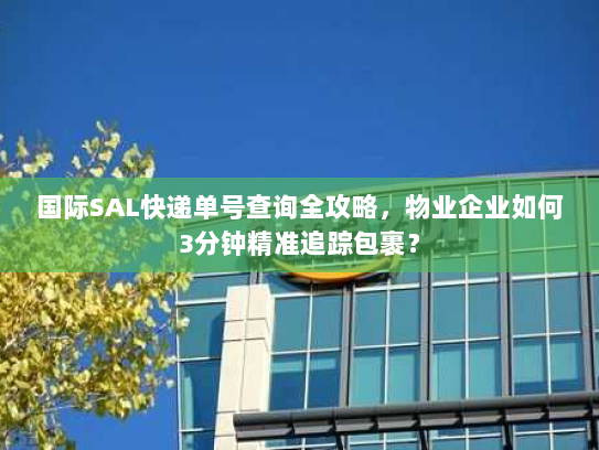 国际SAL快递单号查询全攻略,物业企业如何3分钟精准追踪包裹? 国际SAL快递单号查询全攻略,物业企业如何3分钟精准追踪包裹?