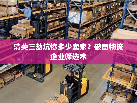 清关三劫坑惨多少卖家？破局物流企业筛选术