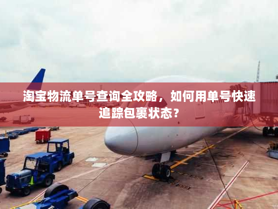 淘宝物流单号查询全攻略，如何用单号快速追踪包裹状态？