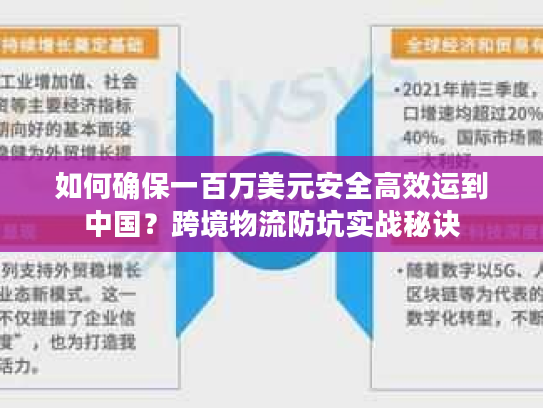 如何确保一百万美元安全高效运到中国？跨境物流防坑实战秘诀