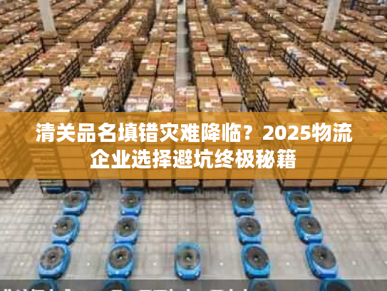 清关品名填错灾难降临?2025物流企业选择避坑终极秘籍 清关品名填错灾难降临?2025物流企业选择避坑终极秘籍