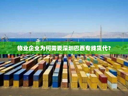 物业企业为何需要深圳巴西专线货代? 物业企业为何需要深圳巴西专线货代?