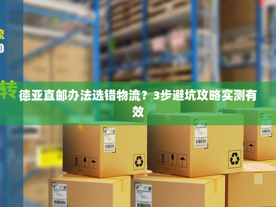 德亚直邮办法选错物流?3步避坑攻略实测有效 德亚直邮办法选错物流?3步避坑攻略实测有效