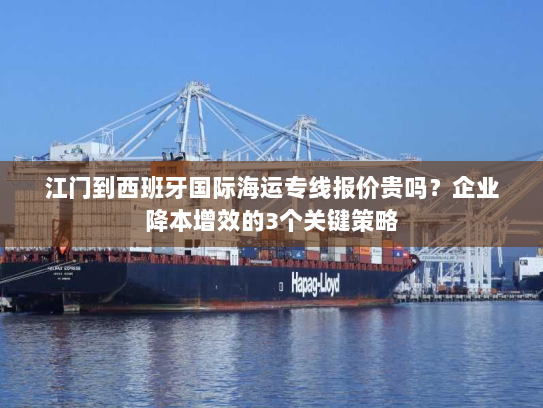 江门到西班牙国际海运专线报价贵吗？企业降本增效的3个关键策略