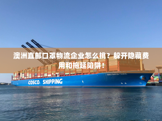 澳洲直邮口罩物流企业怎么挑?躲开隐藏费用和拖延陷阱! 澳洲直邮口罩物流企业怎么挑?躲开隐藏费用和拖延陷阱!