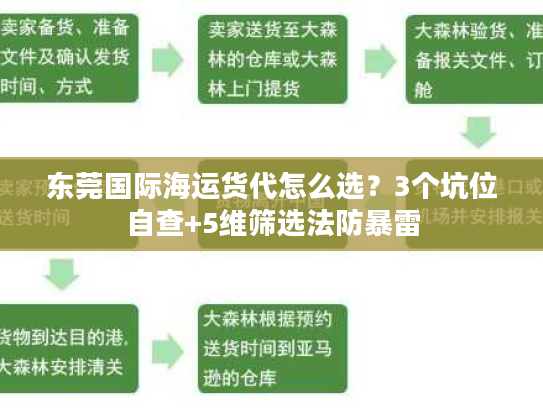 东莞国际海运货代怎么选？3个坑位自查+5维筛选法防暴雷