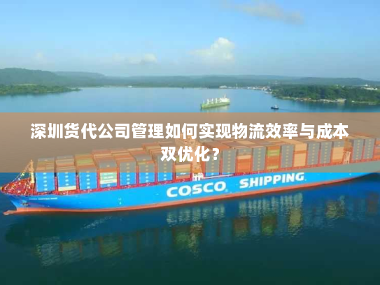 深圳货代公司管理如何实现物流效率与成本双优化? 深圳货代公司管理如何实现物流效率与成本双优化?