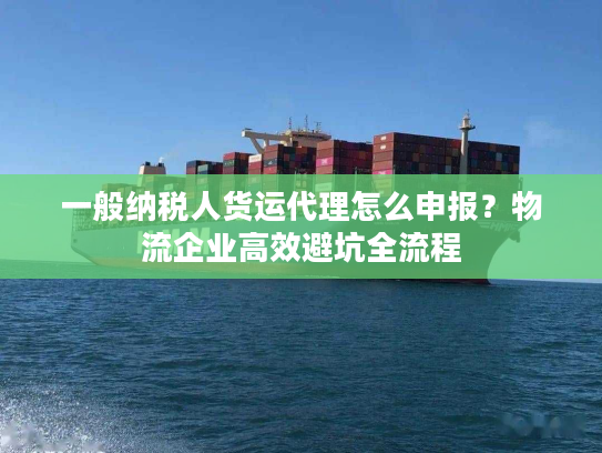 一般纳税人货运代理怎么申报?物流企业高效避坑全流程 一般纳税人货运代理怎么申报?物流企业高效避坑全流程