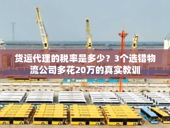 货运代理的税率是多少？3个选错物流公司多花20万的真实教训