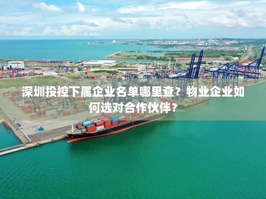 深圳投控下属企业名单哪里查?物业企业如何选对合作伙伴? 深圳投控下属企业名单哪里查?物业企业如何选对合作伙伴?