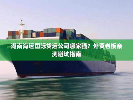 湖南海运国际货运公司哪家强?外贸老板亲测避坑指南 湖南海运国际货运公司哪家强?外贸老板亲测避坑指南