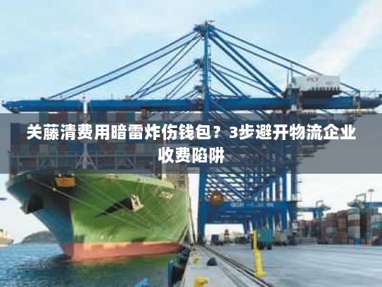 关藤清费用暗雷炸伤钱包?3步避开物流企业收费陷阱 关藤清费用暗雷炸伤钱包?3步避开物流企业收费陷阱