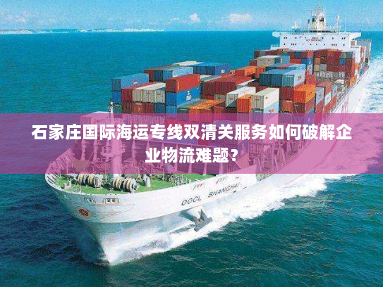 石家庄国际海运专线双清关服务如何破解企业物流难题? 石家庄国际海运专线双清关服务如何破解企业物流难题?