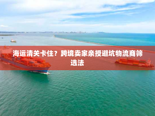 海运清关卡住？跨境卖家亲授避坑物流商筛选法