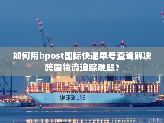 如何用bpost国际快递单号查询解决跨国物流追踪难题？