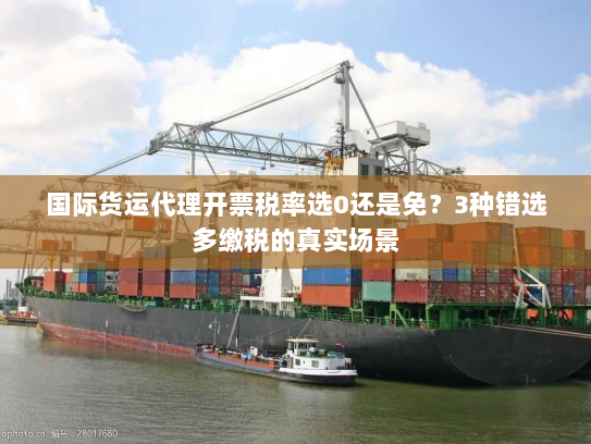 国际货运代理开票税率选0还是免?3种错选多缴税的真实场景 国际货运代理开票税率选0还是免?3种错选多缴税的真实场景