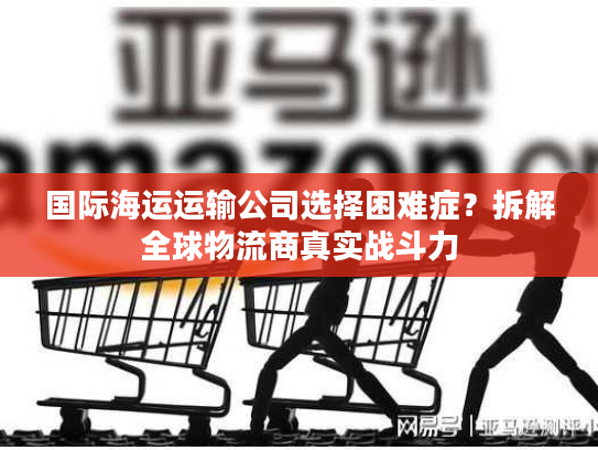 国际海运运输公司选择困难症？拆解全球物流商真实战斗力