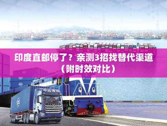 印度直邮停了？亲测3招找替代渠道（附时效对比）