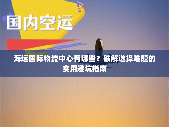 海运国际物流中心有哪些？破解选择难题的实用避坑指南