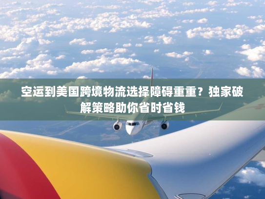 空运到美国跨境物流选择障碍重重?独家破解策略助你省时省钱 空运到美国跨境物流选择障碍重重?独家破解策略助你省时省钱