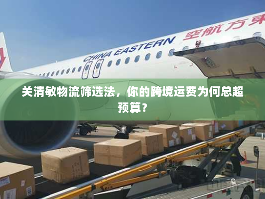 关清敏物流筛选法，你的跨境运费为何总超预算？