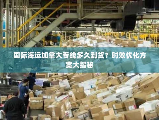 国际海运加拿大专线多久到货？时效优化方案大揭秘