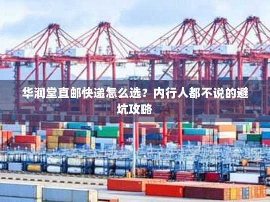 华润堂直邮快递怎么选？内行人都不说的避坑攻略