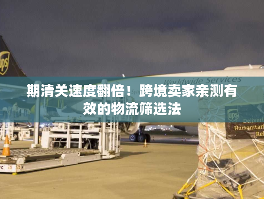 期清关速度翻倍!跨境卖家亲测有效的物流筛选法 期清关速度翻倍!跨境卖家亲测有效的物流筛选法