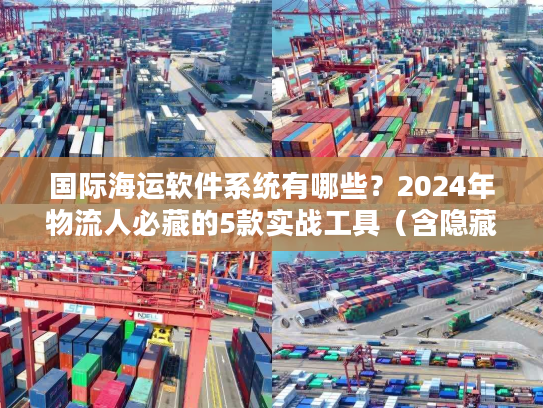 国际海运软件系统有哪些?2024年物流人必藏的5款实战工具(含隐藏功能) 国际海运软件系统有哪些?2024年物流人必藏的5款实战工具(含隐藏功能)