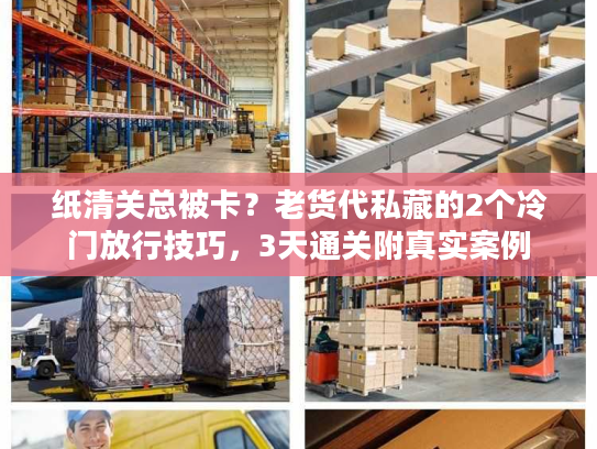 纸清关总被卡？老货代私藏的2个冷门放行技巧，3天通关附真实案例