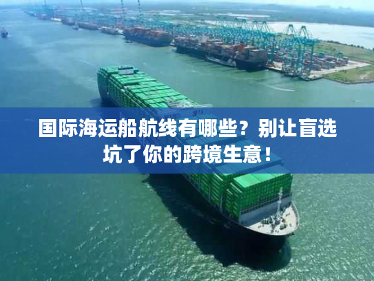 国际海运船航线有哪些？别让盲选坑了你的跨境生意！
