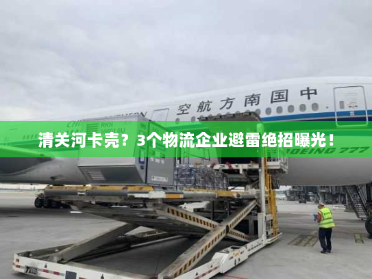 清关河卡壳?3个物流企业避雷绝招曝光! 清关河卡壳?3个物流企业避雷绝招曝光!
