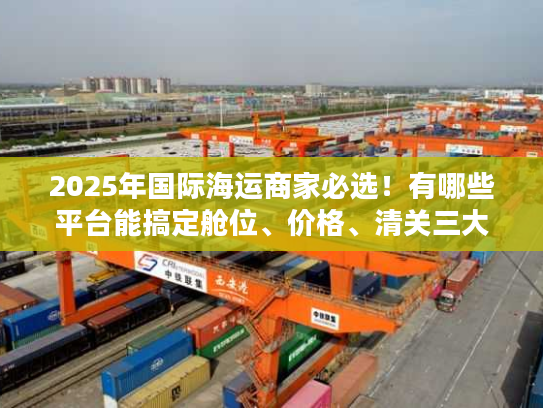 2025年国际海运商家必选！有哪些平台能搞定舱位、价格、清关三大难题？