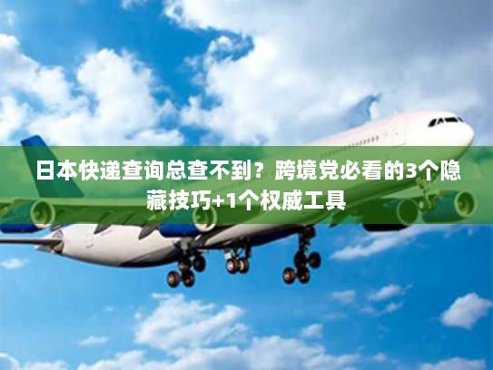 日本快递查询总查不到?跨境党必看的3个隐藏技巧+1个权威工具 日本快递查询总查不到?跨境党必看的3个隐藏技巧+1个权威工具