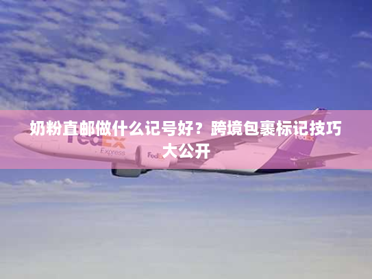 奶粉直邮做什么记号好?跨境包裹标记技巧大公开 奶粉直邮做什么记号好?跨境包裹标记技巧大公开