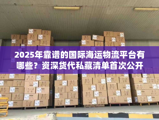 2025年靠谱的国际海运物流平台有哪些？资深货代私藏清单首次公开