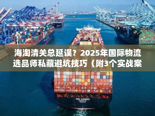 海淘清关总延误？2025年国际物流选品师私藏避坑技巧（附3个实战案例）